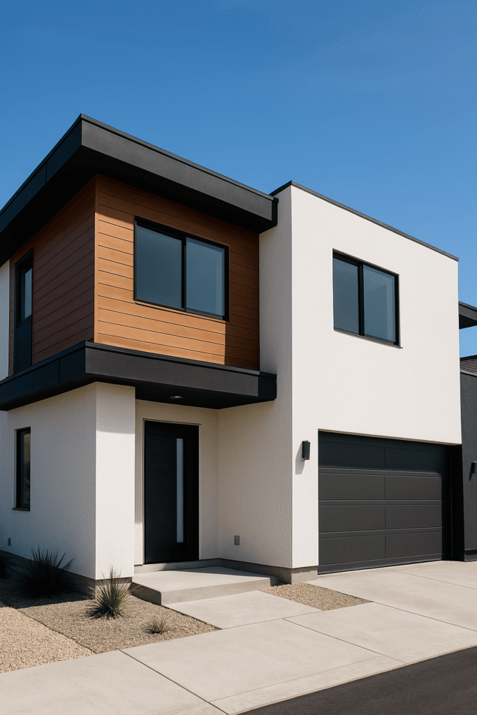 pintura de casas modernas exteriores