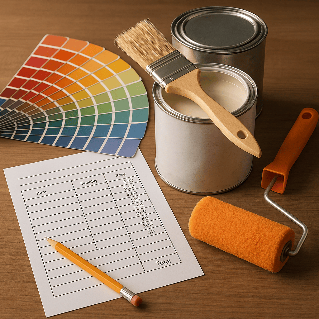 ¿Cómo hacer un presupuesto de pintura?