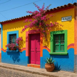 Pintura de casas en Ajijic Jalisco
