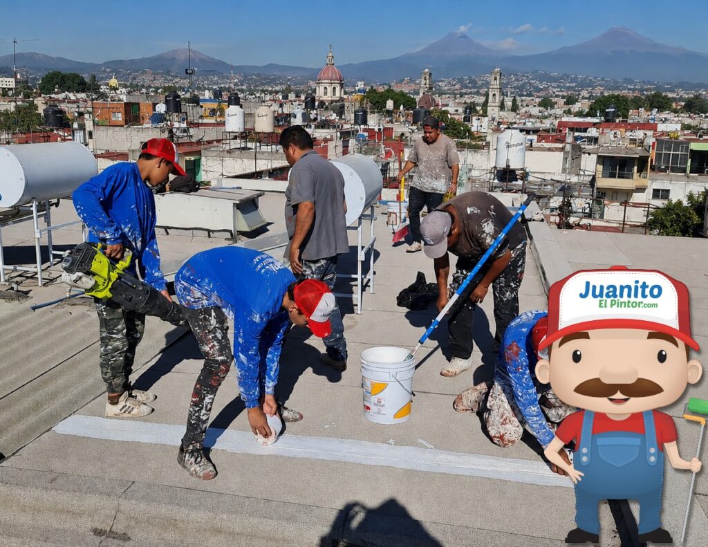Impermeabilización en Huexotitla Puebla