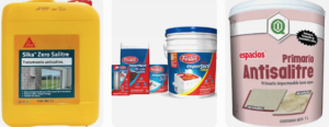Salitre en paredes productos